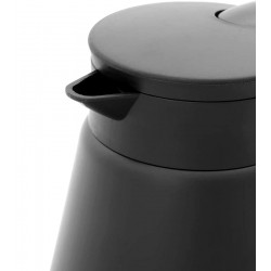 Garrafa Térmica 600ml Daily Black Inox Mimo Style Parede Dupla